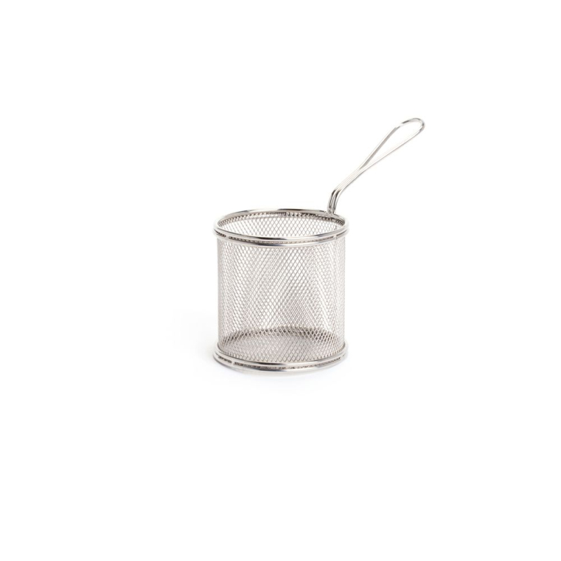 Mini panier &agrave; frites carr&eacute; en inox 90x90x90mm - Hendi