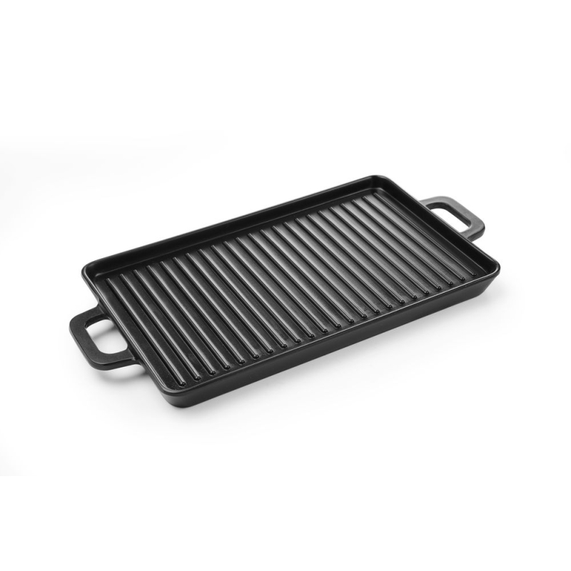 Mini Plaque &agrave; Griller Noire Little Chef, 320x162mm, Melamine - Hendi