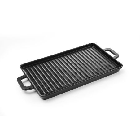 Mini Plaque &agrave; Griller Noire Little Chef, 320x162mm, Melamine - Hendi