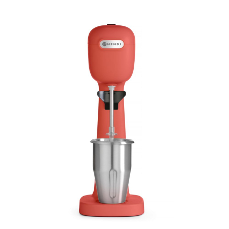 Mixeur &agrave; Milkshake Professionnel Bronwasser Rouge Double Vitesse - Hendi