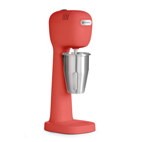 Mixeur &agrave; Milkshake Professionnel Bronwasser Rouge Double Vitesse - Hendi