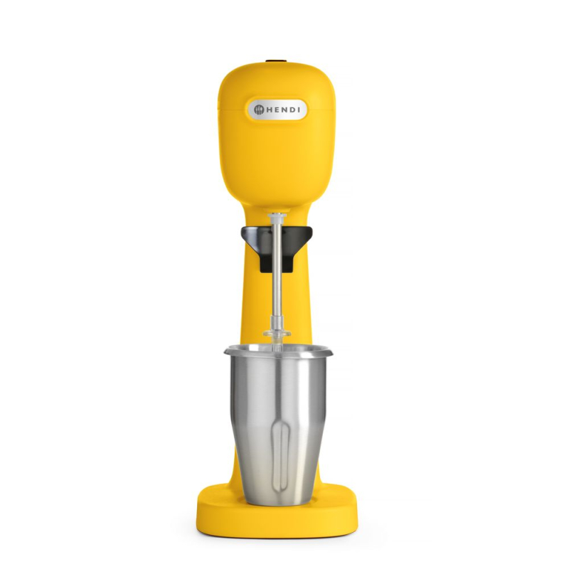 Mixeur &agrave; Milkshake Professionnel Design Robert Bronwasser, 2 Vitesses, Jaune - Hendi