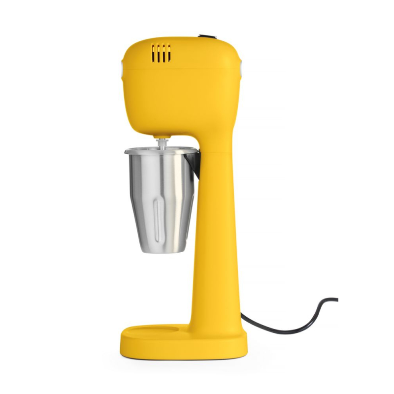 Mixeur &agrave; Milkshake Professionnel Design Robert Bronwasser, 2 Vitesses, Jaune - Hendi