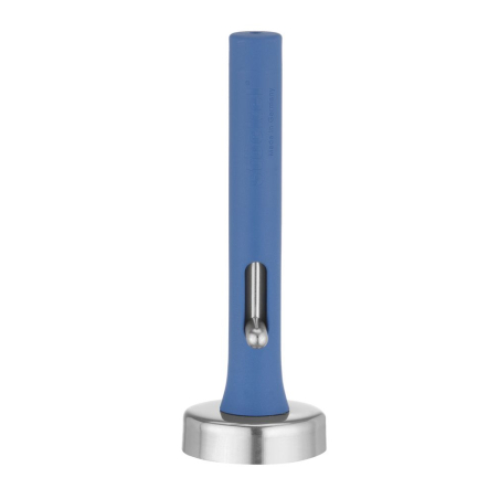 Moule &agrave; Falafel Professionnel St&ouml;ckel ⌀50x150mm, Acier Inoxydable et Nylon Bleu - Hendi