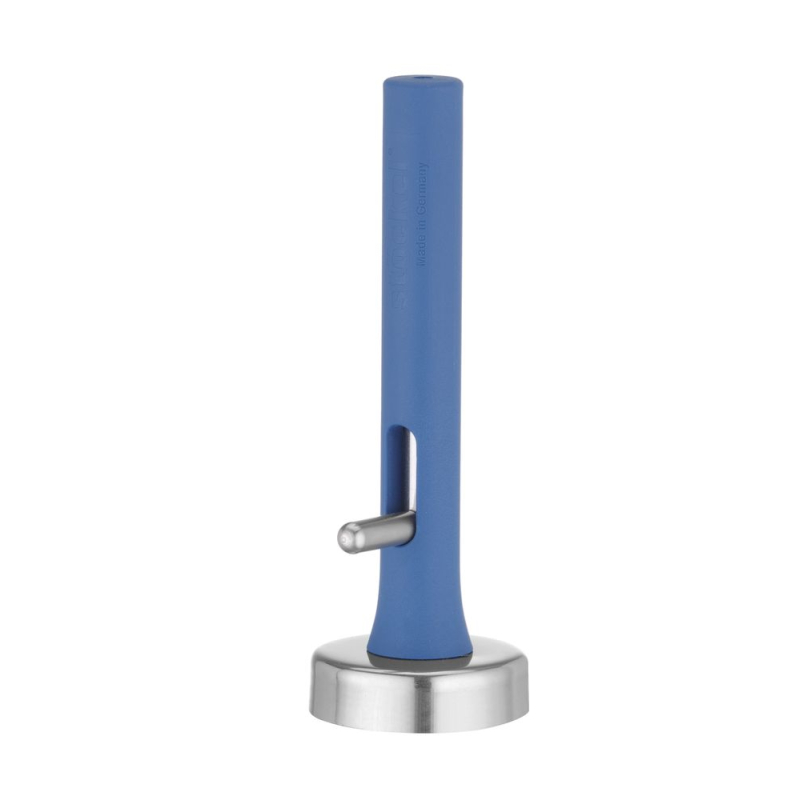 Moule &agrave; Falafel Professionnel St&ouml;ckel ⌀50x150mm, Acier Inoxydable et Nylon Bleu - Hendi