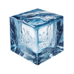Moule &agrave; Gla&ccedil;ons Cube en Silicone Bleu BarUp 190x120x35 mm - Hendi