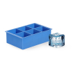 Moule &agrave; Gla&ccedil;ons Cube XL BarUp pour Whisky et Cocktails, Silicone, Bleu - Hendi