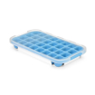 Moule &agrave; gla&ccedil;ons silicone avec couvercle, 32 petits gla&ccedil;ons, Bleu - Hendi