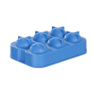 Moule &agrave; Gla&ccedil;ons Sph&eacute;rique BarUp pour Whisky et Cocktails en Silicone Bleu - Hendi