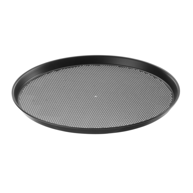 Moule &agrave; pizza perfor&eacute; en acier anti-corrosion, &Oslash;352mm x H23mm - Hendi