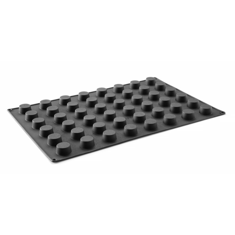Moule en silicone anti-adh&eacute;sif MINI-MUFFIN 570x375x(H)25mm, &Oslash;3,5cm - Hendi