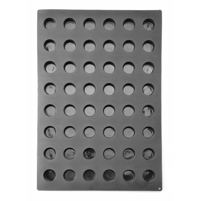 Moule en silicone anti-adh&eacute;sif MINI-MUFFIN 570x375x(H)25mm, &Oslash;3,5cm - Hendi