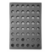 Moule en silicone anti-adh&eacute;sif MINI-MUFFIN 570x375x(H)25mm, &Oslash;3,5cm - Hendi