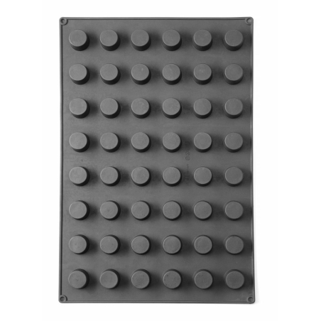 Moule en silicone anti-adh&eacute;sif MINI-MUFFIN 570x375x(H)25mm, &Oslash;3,5cm - Hendi