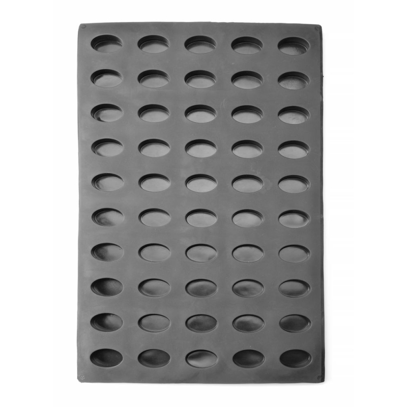 Moule en silicone OVAL, 570x375x20mm, pour 363 Monoportions Ovales - Hendi