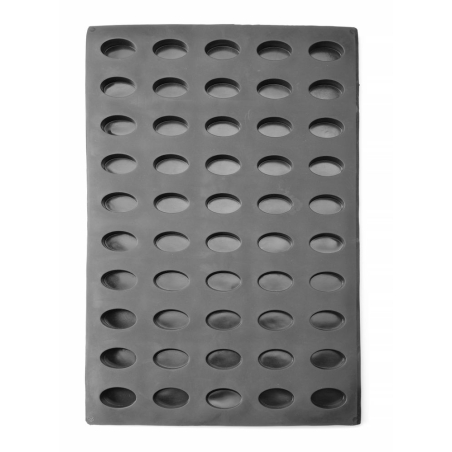 Moule en silicone OVAL, 570x375x20mm, pour 363 Monoportions Ovales - Hendi