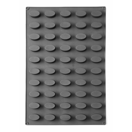 Moule en silicone OVAL, 570x375x20mm, pour 363 Monoportions Ovales - Hendi