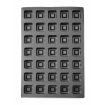 Moule Silicone Carr&eacute; Professionnel 570x375x25mm P&acirc;tisserie - Hendi