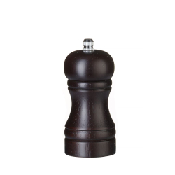 Moulin &agrave; poivre manuel bois fonc&eacute; r&eacute;glable, 50x113mm - Hendi