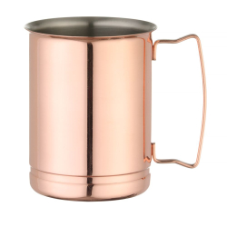 Mug Cuivr&eacute; BarUp, Chope &agrave; Bi&egrave;re, Acier Inoxydable, 0.4L - Hendi