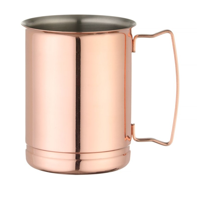 Mug Cuivr&eacute; BarUp, Chope &agrave; Bi&egrave;re, Acier Inoxydable, 0.4L - Hendi