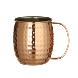 Mug Moscow Mule Cuivr&eacute; Inoxydable, BarUp, 0,5L - Hendi