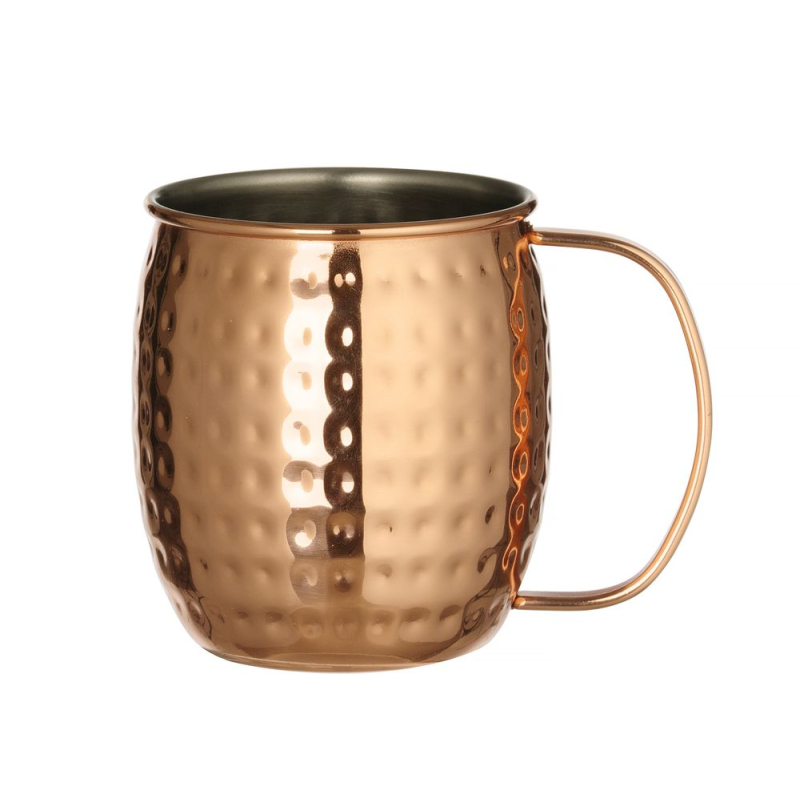 Mug Moscow Mule Cuivr&eacute; Inoxydable, BarUp, 0,5L - Hendi