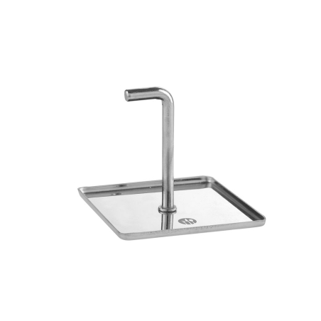 Nonnette et Poussoir Carr&eacute; HENDI Professionnel pour Dressage d'Assiettes, 63x63x55mm - Hendi