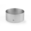 Nonnette et Poussoir Ronds Inox AISI 430, &Oslash;100x(H)45mm, Cercle &agrave; Dressage Professionnel - Hendi