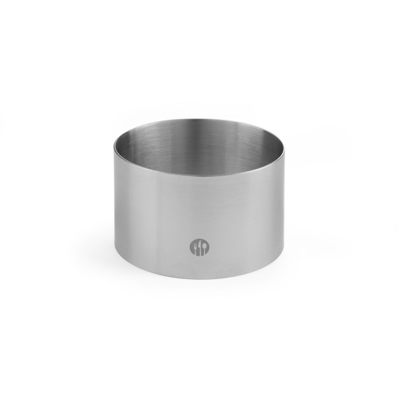 Nonnette Ronde Inox ⌀70x45mm, Cercle P&acirc;tisserie Professionnel - Hendi