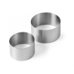 Nonnette Ronde Inox ⌀70x45mm, Cercle P&acirc;tisserie Professionnel - Hendi