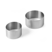 Nonnette Ronde Inox ⌀70x45mm, Cercle P&acirc;tisserie Professionnel - Hendi