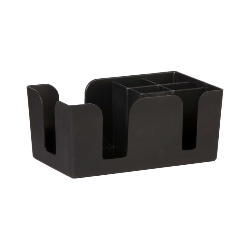 Organisateur de bar BarUp 6 compartiments pour pailles et serviettes, 240x145x105mm - Hendi