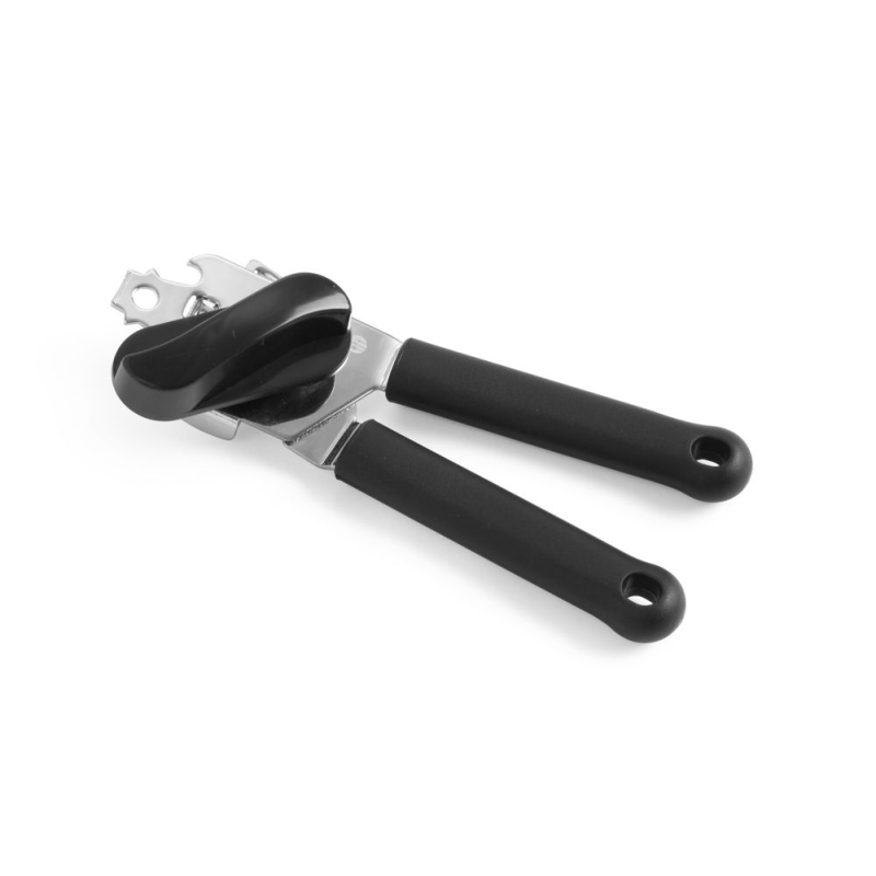 Ouvre-bo&icirc;te professionnel en acier inoxydable avec poign&eacute;e pratique, 180mm - Hendi