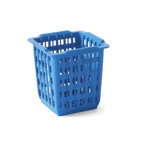 Panier &agrave; Couvert Professionnel Bleu 125x84x135mm Rangement Ustensiles Cuisine Restaurant - Hendi