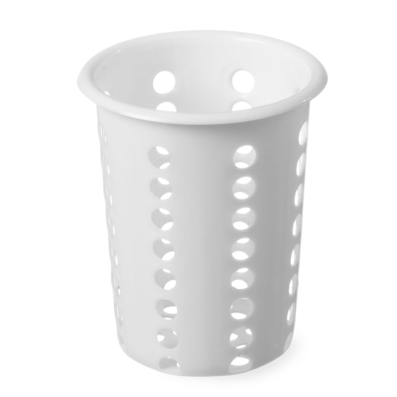 Panier &agrave; couverts rond en plastique, &Oslash;97x(H)137mm - Hendi
