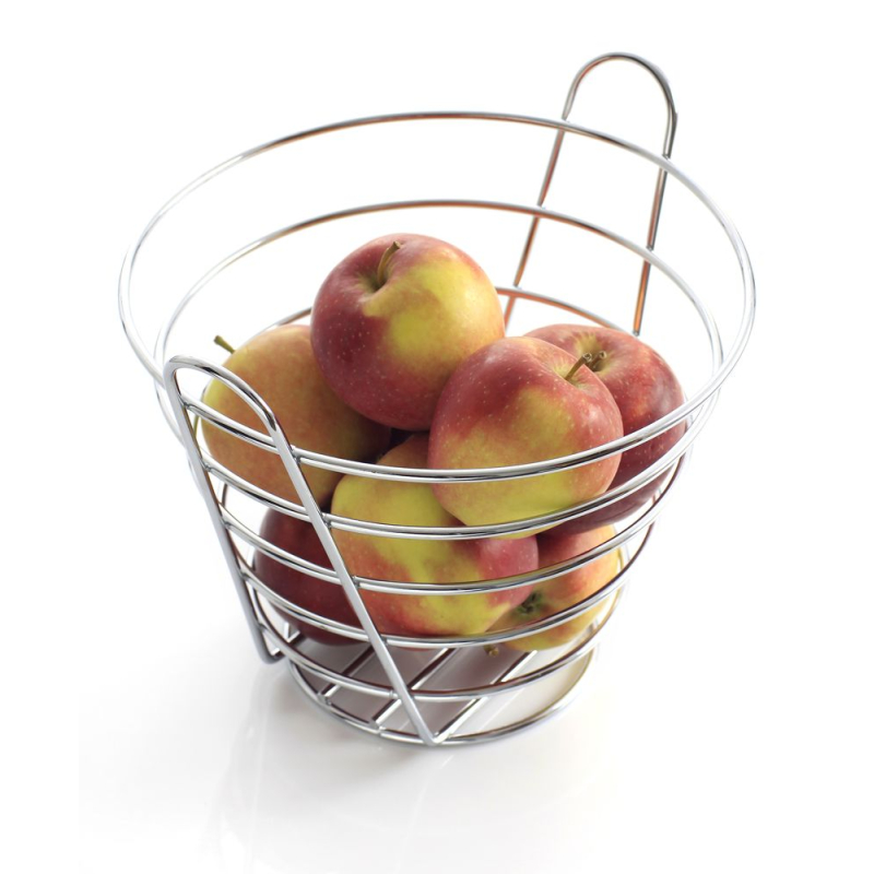 Panier &agrave; fruits en fil m&eacute;tallique chrom&eacute;, ⌀215x205mm - Hendi