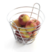 Panier &agrave; fruits en fil m&eacute;tallique chrom&eacute;, ⌀215x205mm - Hendi