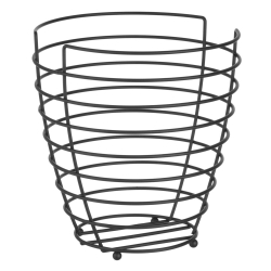 Panier &agrave; fruits noir mat, ⌀230x(H)250mm - Hendi
