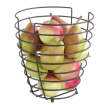 Panier &agrave; fruits noir mat, ⌀230x(H)250mm - Hendi