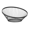 Panier &agrave; Fruits Oblique Noir Mat &Oslash;280x(H)130mm - Hendi