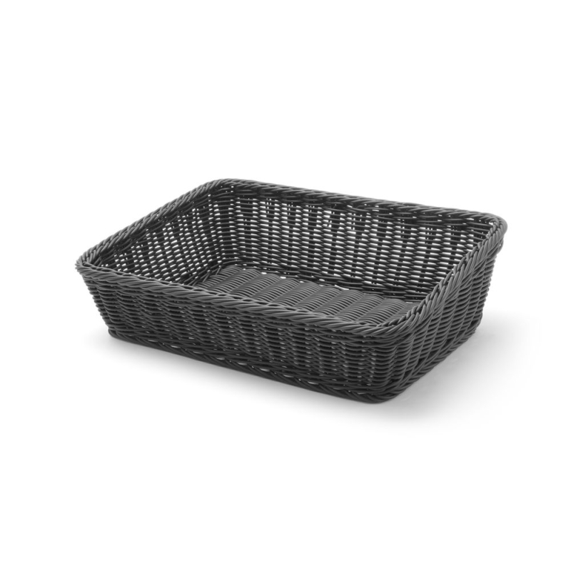 Panier de Boulangerie Inclin&eacute; Noir 400x300x120mm Professionnel - Hendi