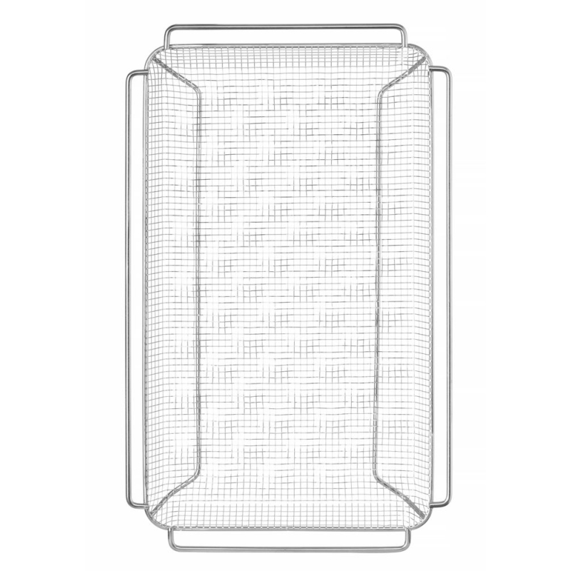 Panier de four &agrave; frites ondul&eacute;, Acier Inoxydable GN 1/1, 530x325x40mm - Hendi