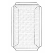 Panier de four &agrave; frites ondul&eacute;, Acier Inoxydable GN 1/1, 530x325x40mm - Hendi