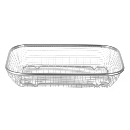 Panier de service inox 290x220x60mm professionnel - Hendi