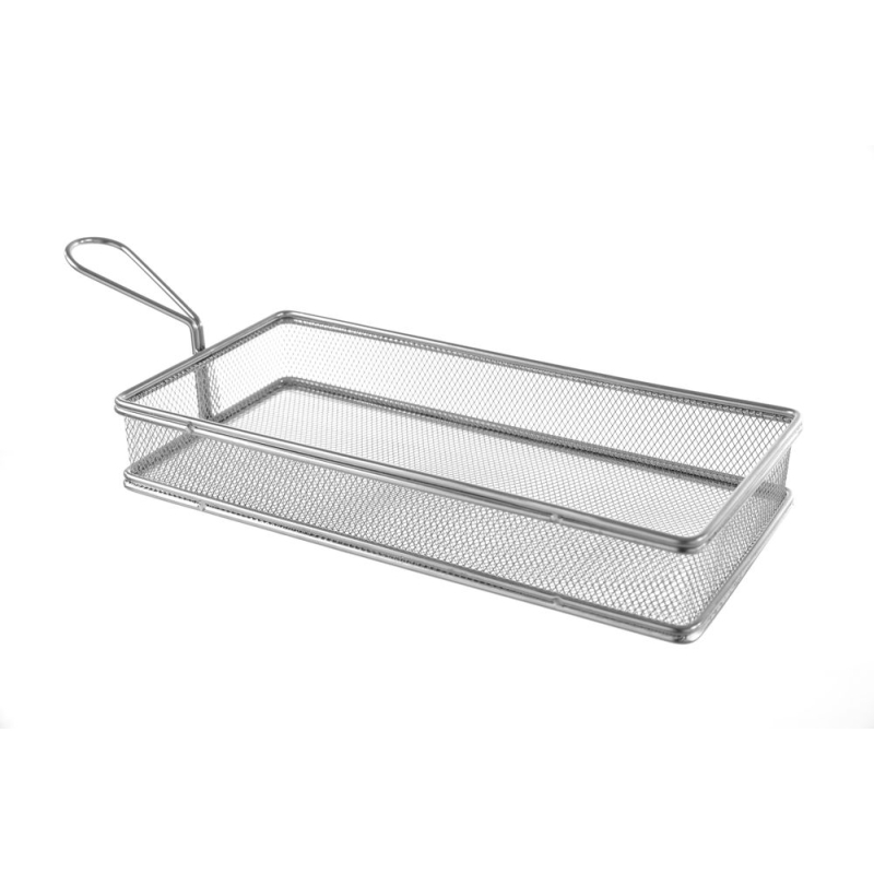 Panier Miniature &agrave; Frites Acier Inoxydable 255x135x45mm - Hendi