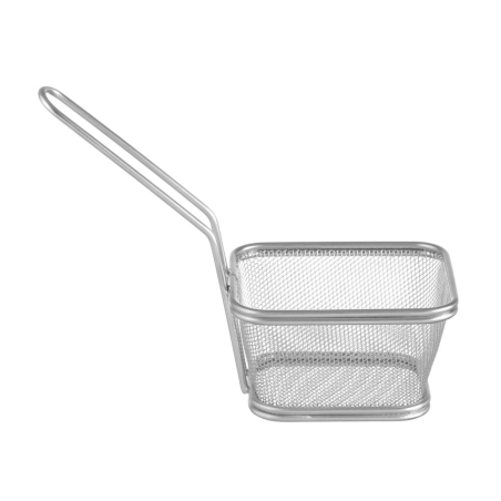 Paniers &agrave; frites miniatures empilables inox 105x90x(H)60mm - Hendi