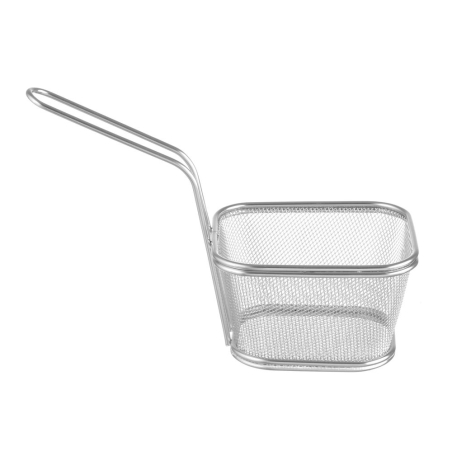 Paniers &agrave; Frites Miniatures Empilables Inox 130x115x80mm - Hendi