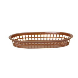Paniers de Service Fast-Food en Polypropyl&egrave;ne Marron (Lot de 6) - Hendi