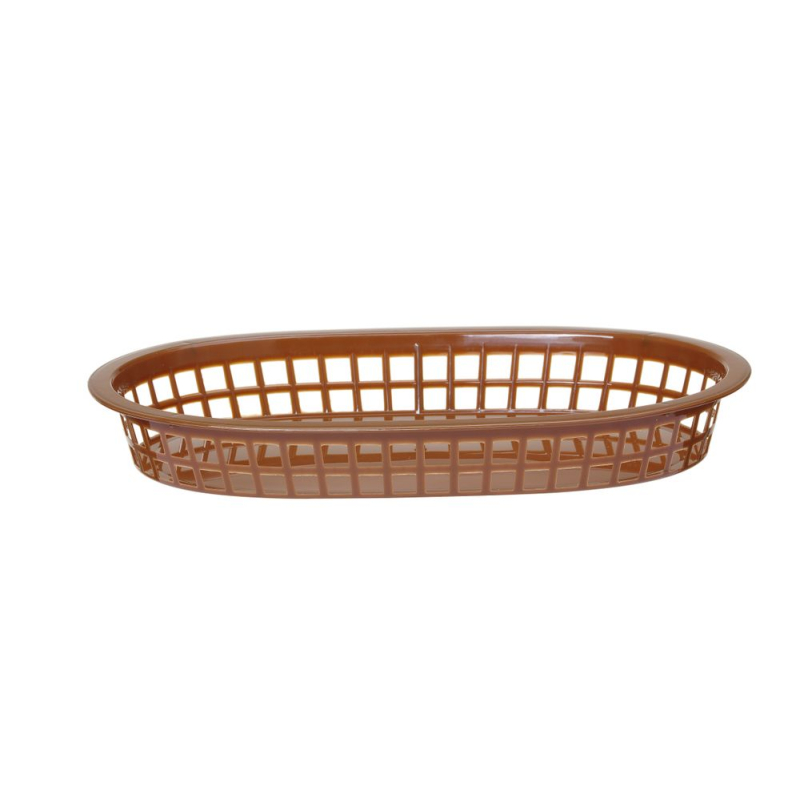 Paniers de Service Fast-Food en Polypropyl&egrave;ne Marron (Lot de 6) - Hendi